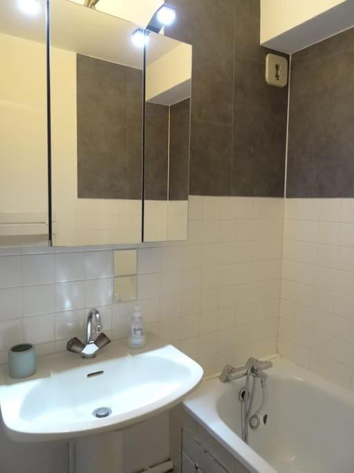 Appartement Au Coeur Du Village Avec Parking Prive Mijoux Bagian luar foto
